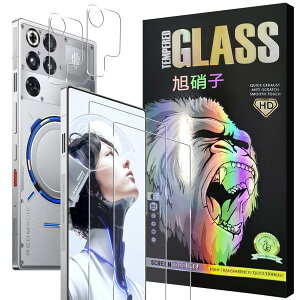 �Ή� RedMagic 11 Pro / 11 Pro+ �K���X�t�C���� �y2+2 ���Z�b�g-���Y���Ɏq�z redmagic11 pro �K���X�t�B���� 2�� + �����Y�ی�t�B���� 2�� redmagic11proplus �t�� �ی�t�B���� �����K���X �y �d�x9H �ϏՌ�