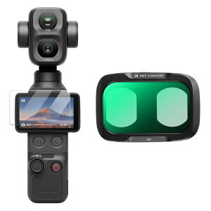 K&F CONCEPT Pocket4 Pro��p UV�t�B���^�[ �����Y�ی� ���O���J�b�g �����^ ���[�\ �����߃R�[�e�B���O