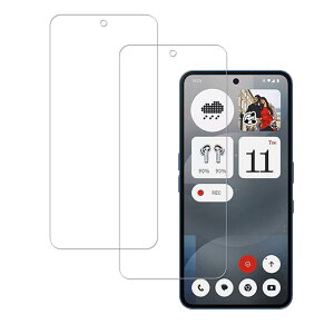 HUAKE ���Y�Ɏq�f�ސ� Nothing Phone 3a/Phone (3a) Lite �p �K���X�t�B���� ���� �K���X �d�x9H �t�� �ی� �t�B�����y2���z