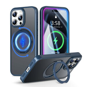 MINIKA ��Phone15Pro �P�[�X Magsafe �Ή� 360�x��] �X�^���h�t�� ���@�\ �X�}�z�P�[�X iPhone 15 Pro �p �P�[�X �ČRMIL�K�i �ϏՌ� ���ϖh�~ �w��h�~ �}�O�Z�[�t �����O �}�O�l�b�g���� ���C�����X�[