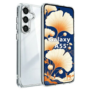 Nutmeg Galaxy A55 5G �p �P�[�X �N���A �ω��� �ϏՌ� ���^ �w��h�~ �M�����N�V�[ A55 SC-53E SCG27 �p �\�t�g TPU �ی�P�[�X �y�� �X�}�z�J�o�[ �S�ʕی� �����h�~ ����