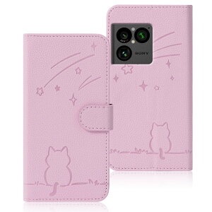 Rosbtib Xperia 1 VIII �p �P�[�X �蒠�^ ���ꐯ�q�L �G�N�X�؃��A1 viii �P�[�X �蒠�^ ���� �L�� �˂� SO-51G SOG17 �p�� �X�}�z�P�[�X Xperia1viii �蒠�^�P�[�X ���z�^ �ϏՌ� �g�уJ�o�[ �J�[�h���[ do