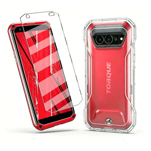 �Ή� ���Z�� TORQUE G07 KYG06 5G �P�[�X �J�o�[ TPU + �K���X�t�B���� �y���{���Ɏq���z KYG06 �����K���X �ی�t�B���� �d�x9H �ώw�� �����z�� ���͂�ی� �\�t�ȒP TORQUE G07 �P�[�X ���� TPU�f�ނ��g