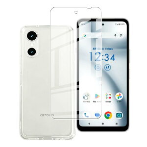 For Arrows We3 �P�[�X �y1���Z�b�g�K���X�t�B����+1�P�[�X TPU�z�t���ی�t�B���� �̗p �����ߗ� ���^ �d�x9H ��U�h�~���� �A���[�Ywe3 ��p�N���A �\�t�g �V���R�� TPU �ی�P�[�X ���y�� �Ռ�