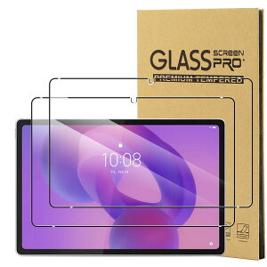 For Lenovo Idea Tab Plus �K���X�t�B���� Lenovo Idea Tab Plus�p �t�B���� 2���Z�b�g 12.1�C���` �d�x9H �����K���X �����ߗ� �C�A�[�� ����h�~ ��U�h�~ �����z�� �\��t���ȒP �t���ی�t�B����
