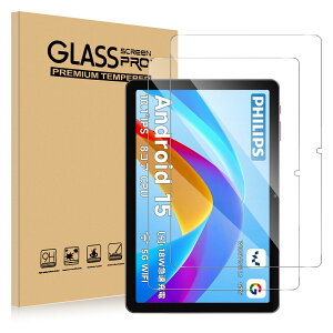 �y2���Z�b�g�zFor PHILIPS T7315 �t�B�����^�u���b�g10.1�C���` �K���X�t�B���� �����K���X�v���e�N�^�[ Zatree 9H�d�x �������� �X�N���b�`�h�~ �w��h�~ �S��ʃJ�o�[ �����z�� �C�A�Ȃ� �ȒP���