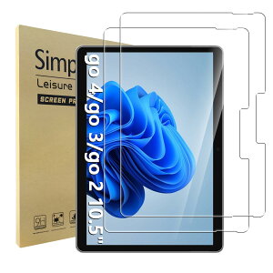 Simpeak 2������ Surface Go 4/Go 3/Go 2 10.5 �Ή� �ی�t�B���� �����K���X 11�C���` �t���X�N���[���v���e�N�^�[ �����ߗ� �w��h�~ ��U�h�~ �C�A�[��