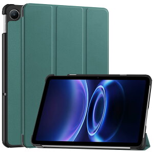 Gosento For Redmi Pad2 9.7 / Redmi Pad2 SE 9.7 2026 �P�[�X �X�^���h�@�\�t�� �J���O�ܔ��^�X�^���h�P�[�X PU���U�[ �J�o�[ (�Z���ΐF�j