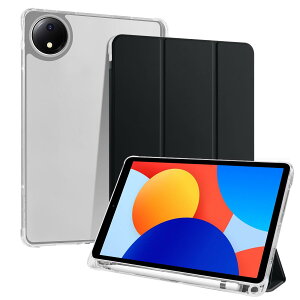 CiimWaa For (�V���I�~) Xiaomi Redmi Pad SE 8.7 �C���` �P�[�X �y���z���_�[�t�� PU���U�[ + �V���R�� �o�b�N �J���O�ܔ��^�X�^���h�P�[�X �ϏՌ� �y�� �I�[�g�X���[�v�@�\ �X�}�[�g�J�o�[ Redmi Pad