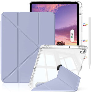 SQBEBS iPad Air 11�C���` �P�[�X M4/M3/M2 ��8/7/6���� (2026/2025/2024) iPad Air ��5/4���� �P�[�X 10.9�C���` ���� �A�N���� �J�o�[ �y���V���z���_�[�t�� �O�܂葽�@�\ Y�܂�X�^���h �c�u��/���u �I�[�g
