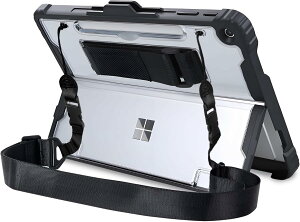 Surface Go 4 / Go 3 / Go 2 / Go �P�[�X 10.5 �C���` �ی�J�o�[ �ϏՌ� ���� �h�o �h�� �X�^���h�@�\�t�� �V�����_�[�X�g���b�v �n���h�X�g���b�v �y���z���_�[ �^�C�v�J�o�[�L�[�{�[�h�Ή� ��� ��