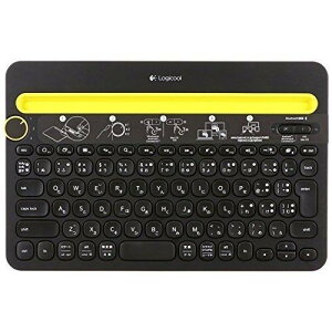 Logicool WN[ K480BK Bluetooth CX L[{[h }`OS:Windows Mac iOS Android Chrome OS Ή ubN