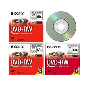 SONY �r�f�I�J�����pDVD-RW(8cm) 3���p�b�N 3DMW60A