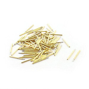 uxcell �e�X�g�s���@�e�X�g�v���[�u�@�s���@0.7mm�@�e�X�g�@100�{����@�l�o�@16mm�@P75-B1�@�S�[���h�g�[��