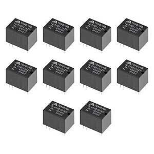 uxcell PCB�d���p���[�����[ �ėp�����[ DC 12V DPST 6�s�� TL-4100-C-12V 10������