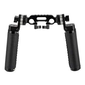 NICEYRIG ���[�b�g�n���h���O���b�v�i2�{�Z�b�g�A���U�[���j �{ 15mm�_�u�����b�h�N�����v ���[�b�g�A�_�v�^�[�t�� �A���~�� 1/4�l�W���t�� �n���h�O���b�v �v�� ���[�b�g�t�� DSLR �n���h������