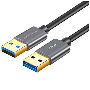 USB 3.0P[u CableCreation USB 3.0 A (IX) - (IX) USB to USBP[u HDDGN[WAJA菑{[hAWG[^[ȂǑΉ Xy[XO[ 0.5m