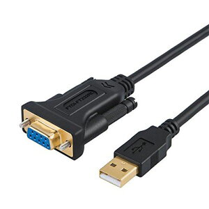 rs232c usb �ϊ��C CableCreation USB to RS232 �A�_�v�^ �yFTDI�`�b�v�Z�b�g�����z�����b�LUSB 2.0�i�I�X�j- RS232 �i���X�j DB9�s�� �V���A���ϊ��P�[�u�� Windows 10 / 8.1 / 8 / 7 / Vista/XP / 2000 / Linux/Mac OS 10.6�Ȃ�