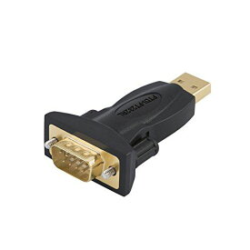 I－FlashDevice rs232c usb 変換， CableCreation USB to RS232 アダプタ 【FTDIチップセット内蔵】金メッキUSB 2.0（オス）- RS232 （オス） DB9ピン /モデム/スキャナー/工業機器/CNCなどに対応 ブラック USB(オス) - DB9(オス)