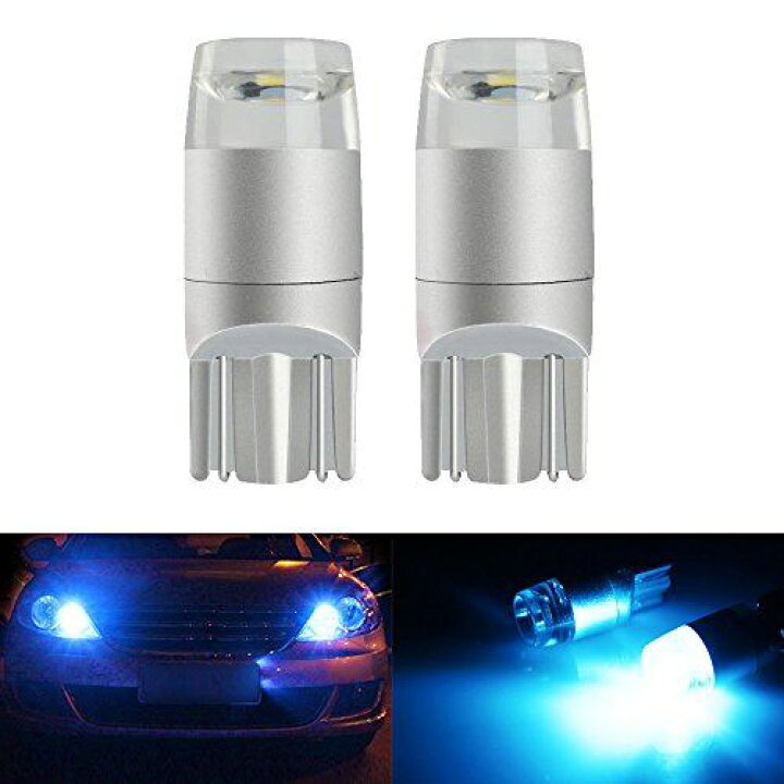 楽天市場 T10 Led ブルー アイスブルー Ledバルブ T10 ポジションランプ ナンバー灯 クリアランスランプ ルームランプ ウェッジ球 自動車 バイク 汎用 12v 車用 W5w 194 168 Led 3030smd 1連 広拡散 凹面のレンズ 2個セット 1797 Wes Store