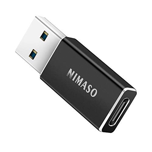 Nimaso USB A to C 変換アダプタ 両面USB3.0 高速データ伝送 c usb 最大76%OFFクーポン type パソコン等対応 ブラック 1個 卓出 スマホ 変換