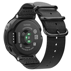 Fintie for Garmin ガーミン ForeAthlete 235J / Forerunner 235 バンド ベルト スポーツバンド 交換用ストラップ ウォッチベルト ソフト ナイロン製 調節可能 通気 おしゃれ 軽量 ForeAthlete 220J 230J 235J 620J 630J