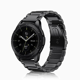 Fintie for Samsung Galaxy Watch Active 40mm / Galaxy Watch 42mm バンド 20mm 時計バンド ステンレスバンド 金属ベルト 交換バンド 調整工具付き Galaxy Watch/Gear Sport/Gear S2 Classic 対応（ブラック）