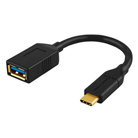 CableCreation USB 3.1 Type C to 標準USB 3.0 A メス 変換アダプターUSB-C OTGケーブル ブラック0.15m ブラック(ストレート)