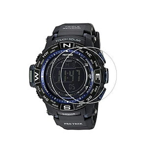 Zshion Casio PRW-3500/PRW-3100/PRW-3000/PRW-2500 �K���X�t�B���� �����K���X �t���ی�t�B���� �����ߗ� �C�A�[�� �w��h�~ �d�x9H (������) �y2���p�b�N�z