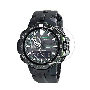 Zshion CASIO PRW-6100 / PRW-6000 �K���X�t�B���� 2.5D ����0.33mm �����K���X �t���ی�t�B���� �����ߗ� �C�A�[�� �w��h�~ �d�x9H (������) �y1���p�b�N�z