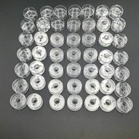 家庭用 ミシン用 ボビン 50個 透明 裁縫道具 ハンドメイド材料 DIY (50個セット)