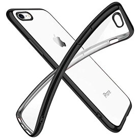iPhone6 ケース iPhone6s ケース クリア 透明 tpu シリコン メッキ加工 スリム 薄型 4.7インチ スマホケース 耐衝撃 ストラップホール 黄変防止 一体型 人気 携帯カバー ブラック iPhone6/6s