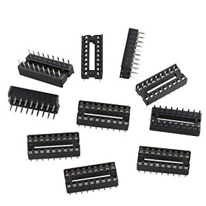 10�� IC�\�P�b�g 18�s�� DIP 2.54mm �A�_�v�^�[ �͂� �^�C�v �\�P�b�g �_�u�� �s�b�` PCB�̂��߂̑傫���d�q���i