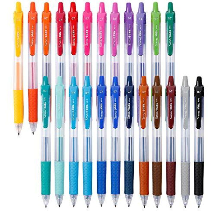 楽天市場 Lineon ジェルボールペン ノック式 24色 0 7mm カラーボールペン ゲルインク 手帳 ノート カレンダー メモ取り スケッチ 落書き 絵描き 塗り絵 ケース付き 事務 学校 入学お祝い プレゼント Wes Store