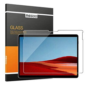MEGOO 保護フィルム 対応 Microsoft Surface Pro X（13 インチ），HDガラス，9H強化ガラス， 優れた感度 強化ガラス 保護フィルム