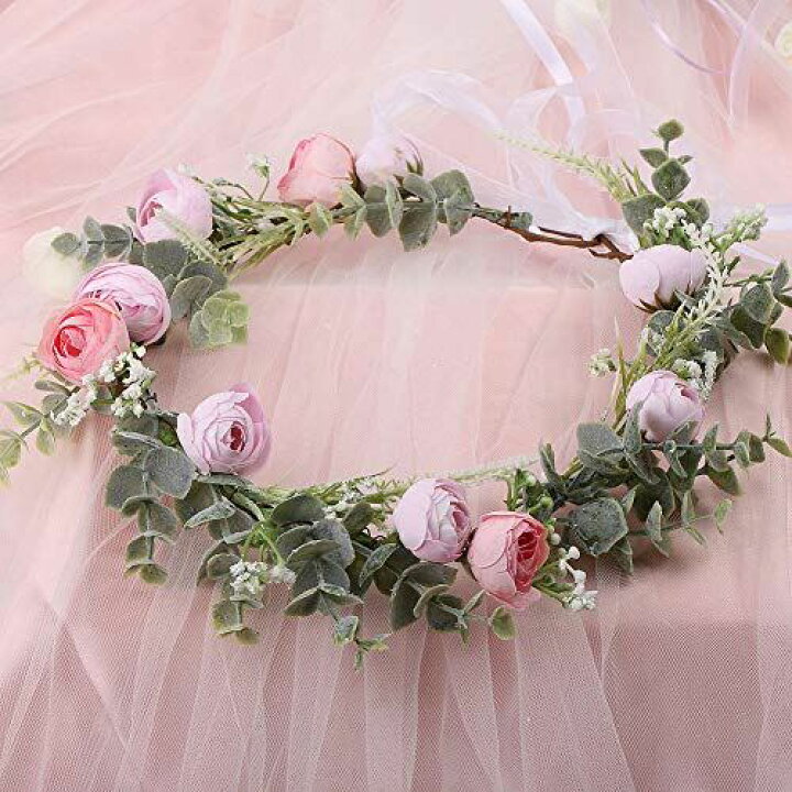 ウェディング 花冠 花かんむり 結婚式 ブライダル 花嫁 フラワーガール ナチュラル ヘッドドレス 着物 安い 髪飾り 造花 hh197 トヨワストア 通販 花の花の頭リース花クラウンヘアリースヘッドバンド花嫁結婚式のパーティー写真 Jazavci Raska Rs