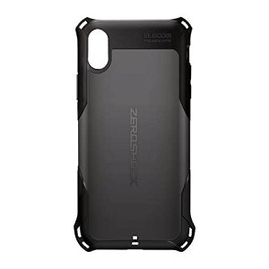 �G���R�� iPhone 11 �P�[�X �Ռ��z�� ZEROSHOCK �X�^���_�[�h �Ռ��z���t�B�����t�� [�������̏Ռ�����{�̂����] �u���b�N PM-A18CZEROBK 1)�P�i