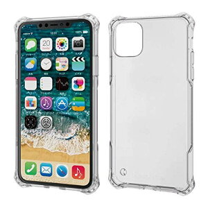 �G���R�� iPhone 11 Pro Max �P�[�X ZEROSHOCK �Ռ��z�� [�������̏Ռ�����{�̂���� (�Ռ��z���t�B�����t)] �n�C�u���b�h�^�C�v �N���A PM-A19DZEROTCR 1)�P�i