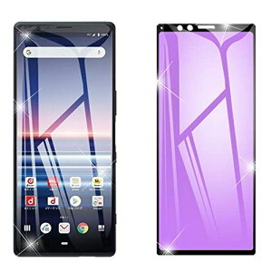Xperia 1 SO-03L �K���X�t�B���� �u���[���C�g�J�b�g �ی�t�B���� 2019�V�^ au SOV40 3D�S�ʕی�V�[�g softbank �����K���X�t�B���� docomo SO-03L �t���ی�V�[���i�Ή��@�� Xperia 1�j�u���b�N