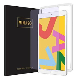 【 ブルーライトカット 】Nimaso iPad 10.2 (8世代 2020) ガラスフィルム iPad 7世代 2019 フィルム 強化ガラス 液晶保護 【ガイド枠付き】 10.2 インチ