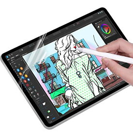 iPad 10.2 (8世代 2020 / 7世代 2019)【ケント紙】ペーパーライク フィルム 紙のような描き心地 反射低減 非光沢 アンチグレア ペン先磨耗防止 保護フィルム 貼り付け失敗無料交換