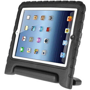 iPad 2 3 4 �P�[�XParis �L�b�YArmorBox�L�b�N�X�^���h�J�o�[�P�[�X �ϏՌ� ���y�� �X�^���h �q�ǂ� EVA�f�� ���S �L�b�Y �X�}�[�g�J�o�[ �t���ی�t�B������ �^�b�`�y�t�� (black)