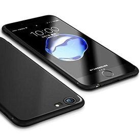 iPhone6s ケース/iPhone6ケース【IMANOM】アイフォン6sケース スリム・薄型ケース 黒 おしゃれ ソフト TPU 人気 ストラップホール付き 指紋防止 シンプル アイホン6耐衝撃ケース 衝撃吸収 ブラック
