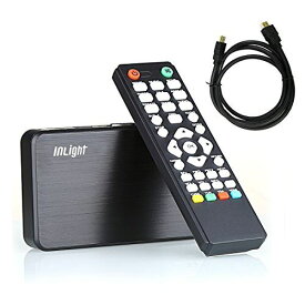 InLightメディアプレーヤー SDカード・USBメモリ対応 動画・音楽・写真再生 HDMI・VGA・コンポジット出力対応 テレビ再生 写真や動画をテレビで再生 付属HDMIケーブル
