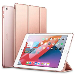 ESR iPad 8 �P�[�X 2020 iPad 10.2 �P�[�X ��7����(2019) ������ ���^ �y�� ���h�~ �I�[�g�X���[�v/�E�F�C�N �O�܂�X�^���h �X�}�[�g�P�[�X iPad 10.2�C���`(2020/2019)�p �n�[�h�J�o�[(���[�Y�S�[���h) 