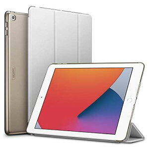 ESR iPad 8 �P�[�X 2020 iPad 10.2 �P�[�X ��7����(2019) ������ ���^ �y�� ���h�~ �I�[�g�X���[�v/�E�F�C�N �O�܂�X�^���h �X�}�[�g�P�[�X iPad 10.2�C���`(2020/2019)�p �n�[�h�J�o�[(�O���[) ������_�O