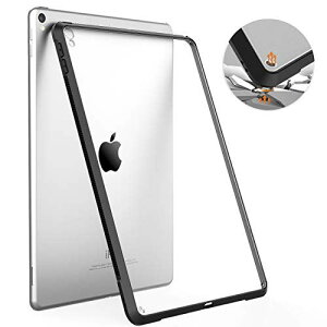 iPad Air3 �P�[�X TiMOVO iPad Pro10.5 �P�[�X ipad air ��3���� �P�[�X 10.5�C���` �J�o�[ ���� TPU��+PC�w�ʃP�[�X �ϏՌ� ����~�� �y�� ���E�ȒP ��̊� �uipad air3 2019 & ipad pro 10.5 2017 ���p�v Black