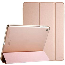 ProCase iPad 2 3 4 ケース(旧型) 超薄型 軽量 スタンド機能 スマートケース 半透明 背面カバー 適用機種： iPad 2/iPad 3 /iPad 4 ローズゴールド
