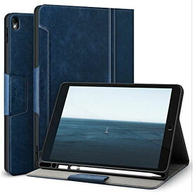 Antbox iPad Pro 10.5 ケース/iPad Air 2019 ケース(Air3) アップルペンシル収納 高級ソフトPUレザー製 iPad 10.5 カバー オートスリープ＆スタンド機能付き 手帳型 ひび割れ防止 全面保護 10.5インチタブレットスマートケース カバー(ブルー)