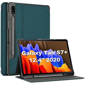 ProCase Galaxy Tab S7 Plus 12.4" یP[X 2020 [S Pen z_[t]A X^h@\ yʃtHIJo[ Kp@FGalaxy Tab S7 Plus 12.4C` 2020 iSM-T970 T975 T976j-eB[